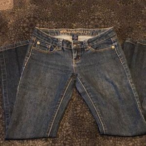 Blue Asphalt Capri jeans